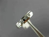 ESTATE .08CT ROUND DIAMOND 14KT WHITE GOLD 4 STONE ETOILE BELT FUN RING #22433