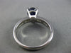 ESTATE 3.38CT DIAMOND & TANZANITE 14KT WHITE GOLD 3D OVAL ENGAGEMENT RING #25510