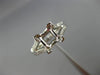 ESTATE .70CT DIAMOND 14K WHITE GOLD 4 PRONG PAVE SEMI MOUNT ENGAGEMENT RING 1147