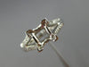 ESTATE .70CT DIAMOND 14K WHITE GOLD 4 PRONG PAVE SEMI MOUNT ENGAGEMENT RING 1147