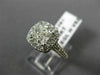 ESTATE 2.81CT EGL DIAMOND 14K WHITE GOLD 3D FILIGREE HALO ENGAGEMENT RING #22391
