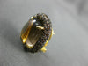12.50CT CHOCOLATE FANCY DIAMOND & SMOKY TOPAZ 18K YELLOW GOLD OVAL HALO EARRINGS