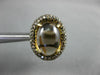 12.50CT CHOCOLATE FANCY DIAMOND & SMOKY TOPAZ 18K YELLOW GOLD OVAL HALO EARRINGS
