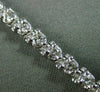 ESTATE 3.0CT DIAMOND 14K WHITE GOLD ROUND 3 PRONG TENNIS BRACELET W. SAFETY LOCK