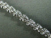 ESTATE 3.0CT DIAMOND 14K WHITE GOLD ROUND 3 PRONG TENNIS BRACELET W. SAFETY LOCK