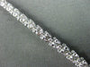 ESTATE 3.0CT DIAMOND 14K WHITE GOLD ROUND 3 PRONG TENNIS BRACELET W. SAFETY LOCK