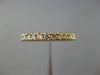 ESTATE 1.08CT DIAMOND 14KT YELLOW GOLD ETERNITY WEDDING ANNIVERSARY RING #25528