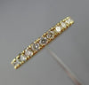 ESTATE 1.08CT DIAMOND 14KT YELLOW GOLD ETERNITY WEDDING ANNIVERSARY RING #25528