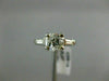ANTIQUE 1.12CT OLD MINE DIAMOND PLATINUM CLASSIC 3 STONE ENGAGEMENT RING #25818