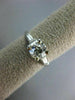 ANTIQUE 1.12CT OLD MINE DIAMOND PLATINUM CLASSIC 3 STONE ENGAGEMENT RING #25818