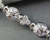 ESTATE 1.95CT DIAMOND 18KT WHITE GOLD 3D LADYBUG ETOILE LOVE TENNIS BRACELET