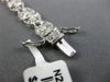 ESTATE WIDE 1.85CT DIAMOND 18K WHITE GOLD OVAL FILIGREE MILGRAIN TENNIS BRACELET