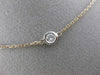 ESTATE .35CT DIAMOND 14KT WHITE & ROSE GOLD DIAMOND BY THE YARD NECKLACE #292014