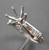 ESTATE LARGE .10CT DIAMOND 14K WHITE GOLD HARIKLIA DOUBLE PLATED NECKLACE #25333