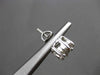 ESTATE 1.50CT DIAMOND 14KT WHITE GOLD 3D FLOWER CLUSTER STUD EARRINGS #24556