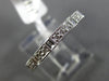 ESTATE .32CT DIAMOND 14KT WHITE GOLD MILGRAIN FILIGREE WEDDING ANNIVERSARY RING