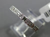 ESTATE .32CT DIAMOND 14KT WHITE GOLD MILGRAIN FILIGREE WEDDING ANNIVERSARY RING