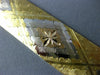 ANTIQUE WIDE & LONG 18KT TRI COLOR GOLD HANDCRAFTED FLOWER DIAMOND CUT BRACELET