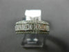 ESTATE WIDE .97CT DIAMOND 18KT WHITE GOLD SEMI ETERNITY WEDDING ANNIVERSARY RING