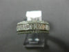 ESTATE WIDE .97CT DIAMOND 18KT WHITE GOLD SEMI ETERNITY WEDDING ANNIVERSARY RING