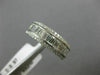 ESTATE WIDE .97CT DIAMOND 18KT WHITE GOLD SEMI ETERNITY WEDDING ANNIVERSARY RING