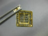 LARGE 1.65CT DIAMOND 14K 2 TONE GOLD 3D ROUND & PRINCESS INVISIBLE STUD EARRINGS