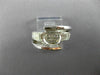 LARGE 3.0CT DIAMOND 18K WHITE GOLD ROUND CRISS CROSS SEMI MOUNT ENGAGEMENT RING