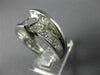 LARGE 3.0CT DIAMOND 18K WHITE GOLD ROUND CRISS CROSS SEMI MOUNT ENGAGEMENT RING