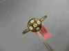 ESTATE .08CT DIAMOND 14K BLACK & ROSE GOLD CLASSIC FIVE STONE FLOWER ETOILE RING