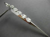 ESTATE EXTRA LARGE 1.69CT DIAMOND 18KT WHITE GOLD OVAL CLUSTER HANGING EARRINGS
