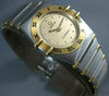 ESTATE OMEGA CONSTELLATION 18K YELLOW GOLD & STEEL ROUND FACE LADIES WATCH #2074