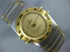ESTATE OMEGA CONSTELLATION 18K YELLOW GOLD & STEEL ROUND FACE LADIES WATCH #2074