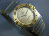ESTATE OMEGA CONSTELLATION 18K YELLOW GOLD & STEEL ROUND FACE LADIES WATCH #2074