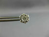 ESTATE LARGE .65CT DIAMOND 14KT WHITE GOLD 3D FLOWER CLUSTER STUD EARRINGS #2665