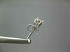 ESTATE .50CT DIAMOND 14KT WHITE GOLD ROUND CLASSIC 4 PRONG STUD EARRINGS #1798