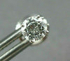ESTATE .32CT DIAMOND 14KT WHITE GOLD 3D CLASSIC SCREW BACK STUD EARRINGS #1657