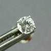ESTATE .32CT DIAMOND 14KT WHITE GOLD 3D CLASSIC SCREW BACK STUD EARRINGS #1657