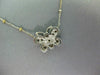 ANTIQUE .20CT DIAMOND 14KT 2 TONE GOLD 3D CLASSIC ETOILE BUTTERFLY NECKLACE #349