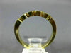 ESTATE .35CT DIAMOND 14KT YELLOW GOLD 5 STONE " S " SHAPE ANNIVERSARY RING #148