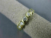 ESTATE .35CT DIAMOND 14KT YELLOW GOLD 5 STONE " S " SHAPE ANNIVERSARY RING #148