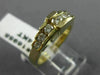ESTATE .55CT DIAMOND 14K YELLOW GOLD 7 STONE PYRAMID ANNIVERSARY RING 5mm #16955