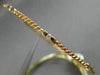 ESTATE WIDE .85CT DIAMOND 14K TRI COLOR GOLD 3D ETOILE STACKABLE BANGLE BRACELET