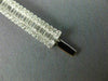 ESTATE WIDE 6.49CT DIAMOND 18KT WHITE GOLD 3D CLASSIC FILIGREE TENNIS BRACELET