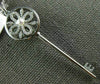 LARGE .35CT DIAMOND & SOUTH SEA PEARL 18KT WHITE GOLD KEY TO YOUR HEART PENDANT