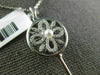 LARGE .35CT DIAMOND & SOUTH SEA PEARL 18KT WHITE GOLD KEY TO YOUR HEART PENDANT