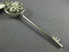 LARGE .35CT DIAMOND & SOUTH SEA PEARL 18KT WHITE GOLD KEY TO YOUR HEART PENDANT