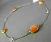 LONG 5.66CT DIAMOND & AAA FIRE OPAL 14K 2 TONE GOLD OVAL BY THE YARD BRACELET