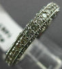 ESTATE 1.20CT DIAMOND 14K WHITE GOLD 3D WEDDING ANNIVERSARY ETERNITY RING #24205