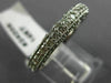 ESTATE 1.20CT DIAMOND 14K WHITE GOLD 3D WEDDING ANNIVERSARY ETERNITY RING #24205