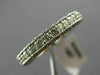 ESTATE 1.20CT DIAMOND 14K WHITE GOLD 3D WEDDING ANNIVERSARY ETERNITY RING #24205